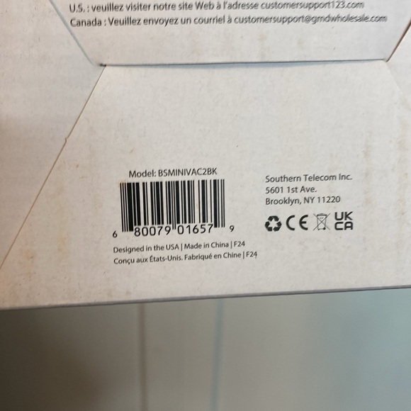 Brookstone Personal Grooming Portable Vacuum - Black and Gray - Picture 2 of 5